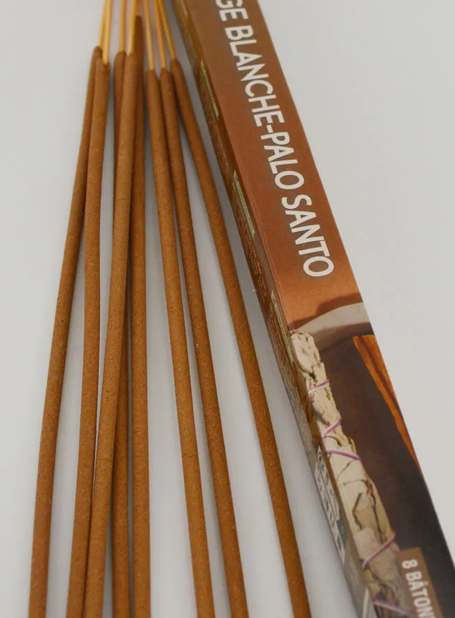 Räucherstäbchen Weißer Salbei und Palo Santo 12g - Kohlefrei (pic 4)
