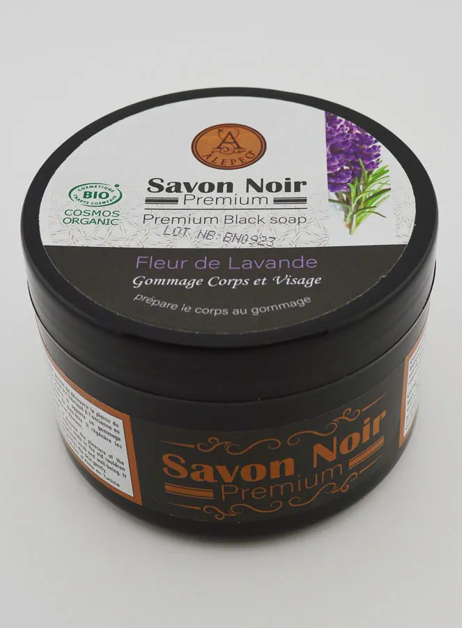 Schwarze Seife Premium Bio – Lavendel (pic 1)