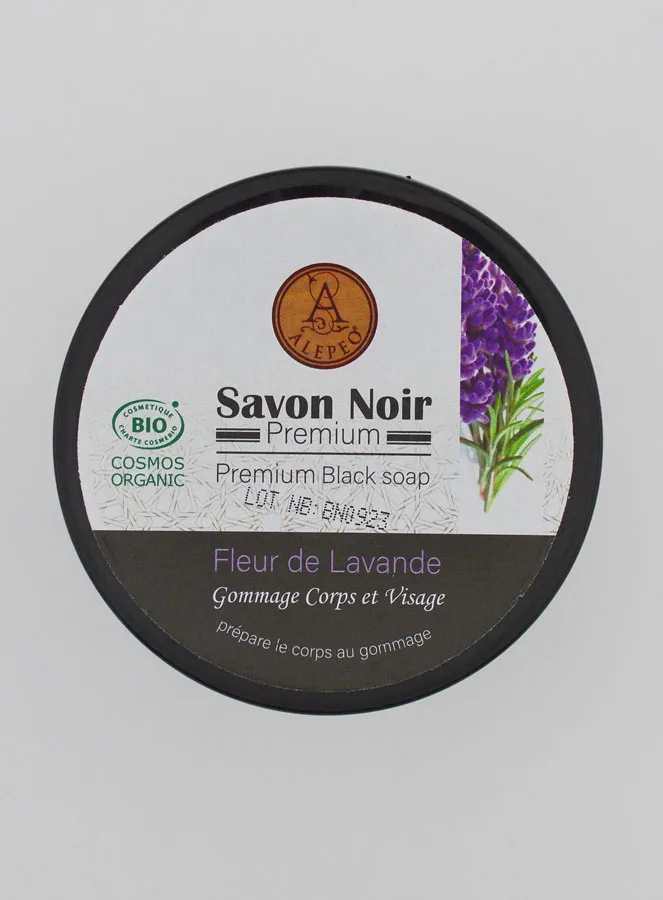 Schwarze Seife Premium Bio – Lavendel (pic 2)