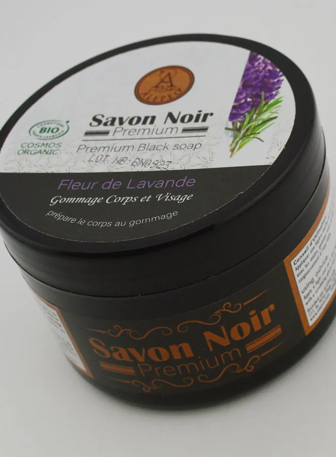 Schwarze Seife Premium Bio – Lavendel (pic 4)