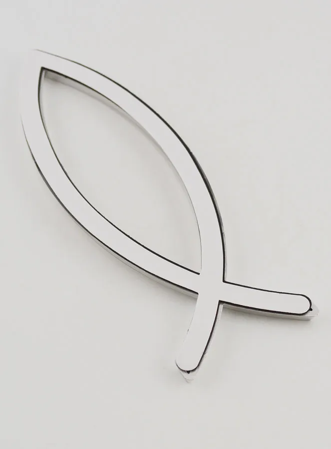 Auto Plekette Christlicher Ichthys Fisch - 14 cm (pic 3)