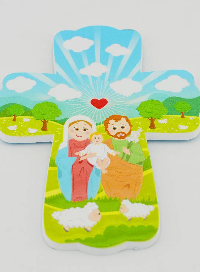 Kinderkreuz zum Aufhängen – Heilige Familie (pic 2)
