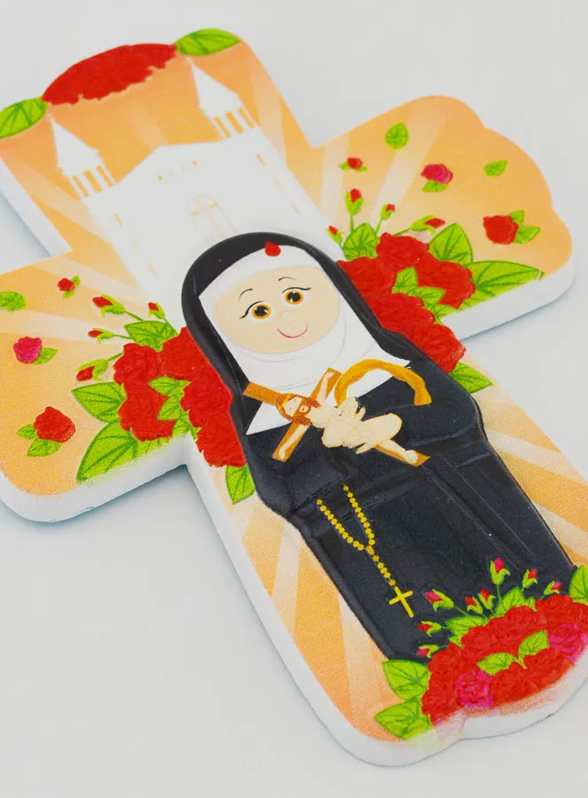Kinderkreuz zum Aufhängen – Heilige Rita (pic 3)