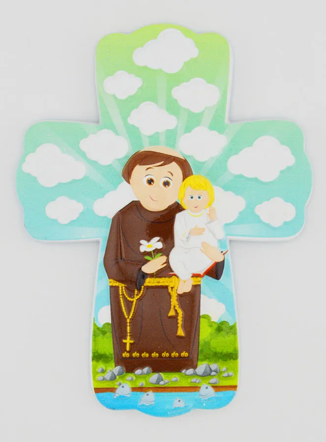 Kinderkreuz zum Aufhängen – Heiliger Antonius (pic 1)