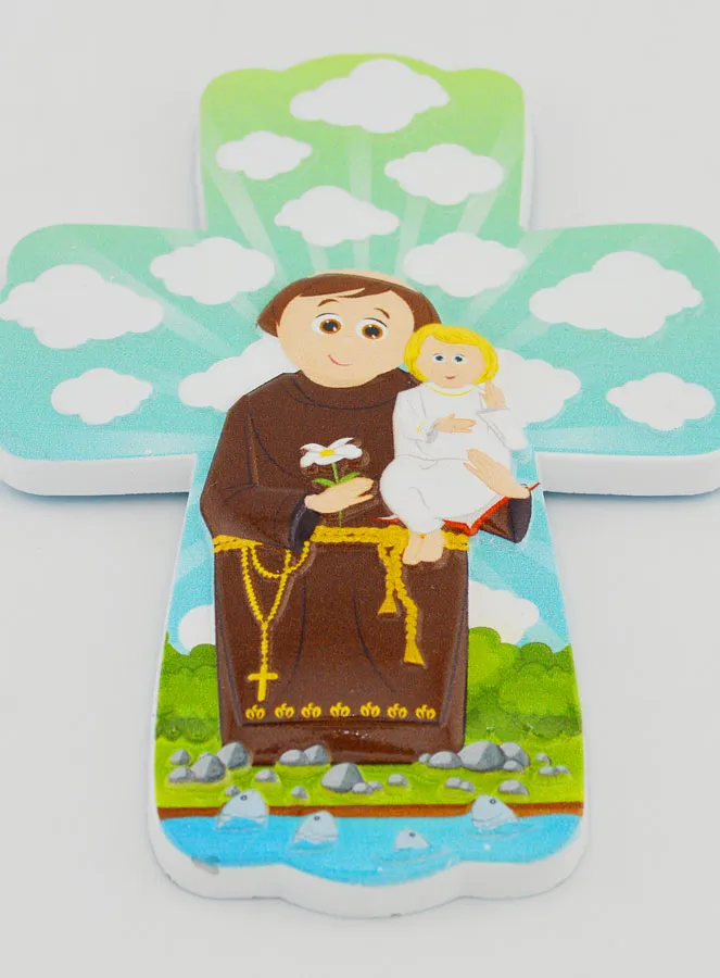 Kinderkreuz zum Aufhängen – Heiliger Antonius (pic 2)