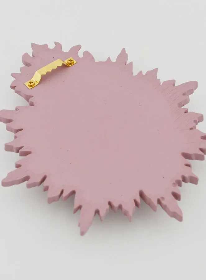 Ex Voto Wanddekoration Strahlendes Herz 17 cm – Rosa (pic 4)