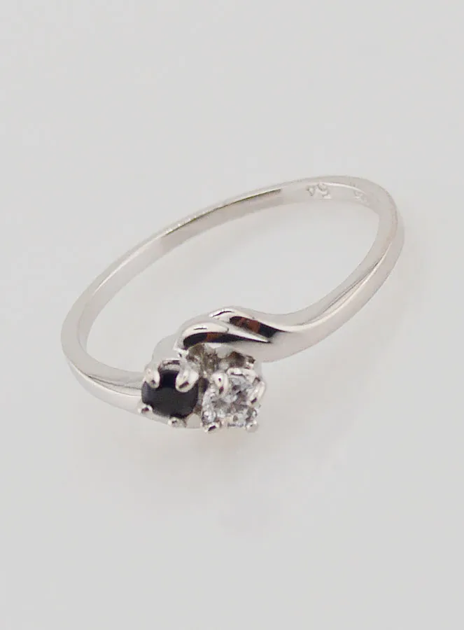 Ring Silber mit Zirkonia - Größe 54 (pic 3)