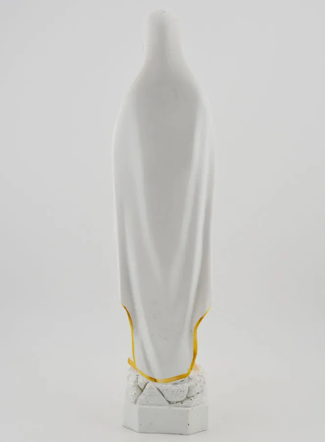 Polychrome Statue Unserer Lieben Frau von Lourdes – 30 cm (pic 4)