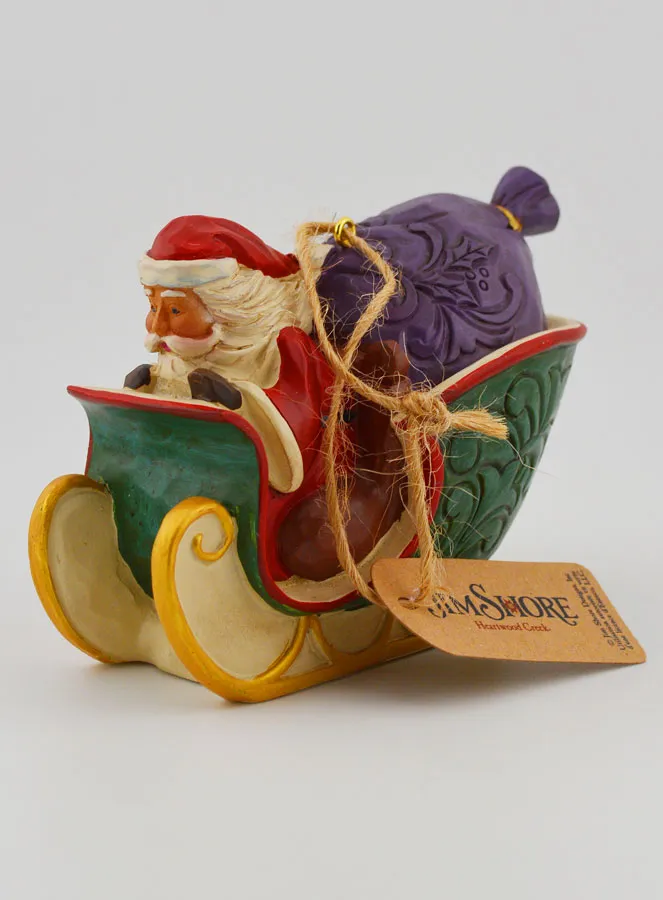 Weihnachtsmann Schlitten zum Aufhängen – Jim Shore (pic 3)