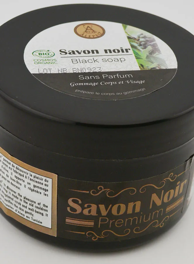 Premium Bio Schwarze Seife ohne Duftstoffe – 250 g (pic 4)