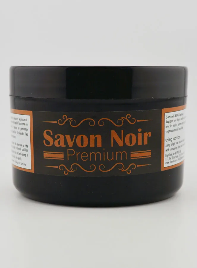 Premium Bio Schwarze Seife mit Jasmin - 250g (pic 1)
