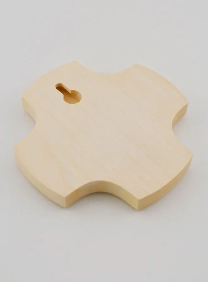 Kreuz aus Ahorn Holz – Christlicher Fisch Ichthys (pic 4)