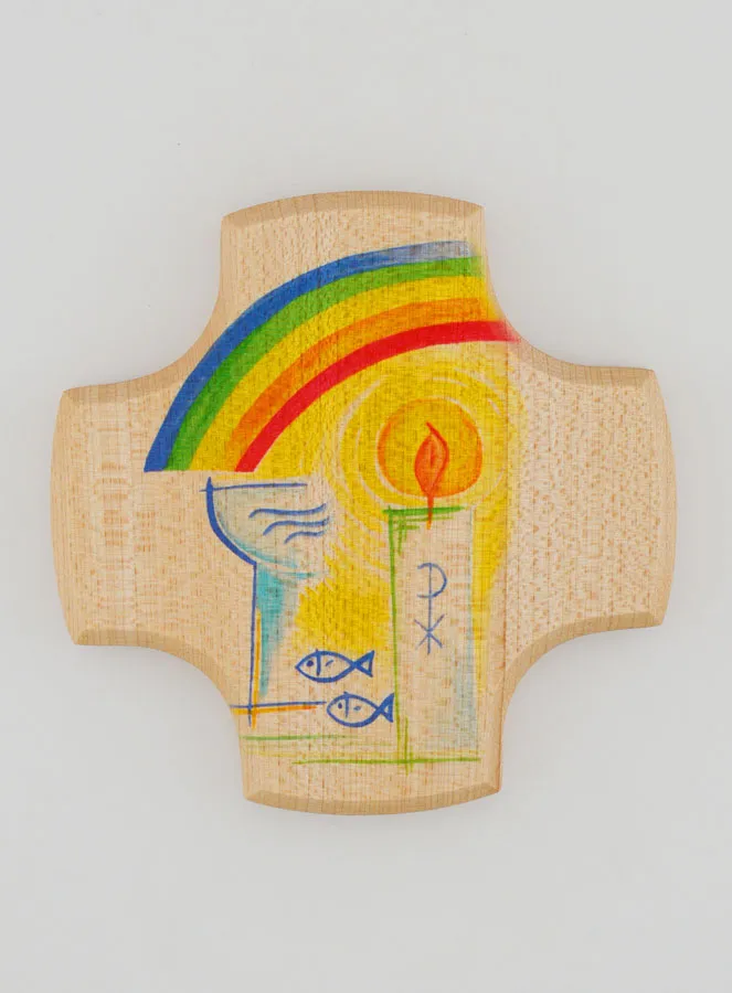 Kreuz aus Ahornholz – Meine Taufe (pic 1)