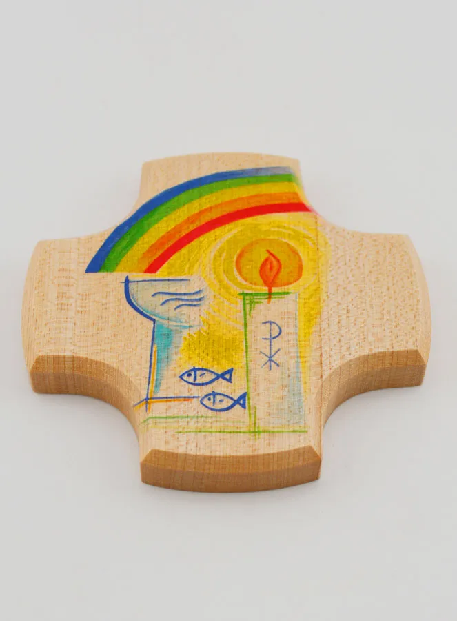 Kreuz aus Ahornholz – Meine Taufe (pic 2)