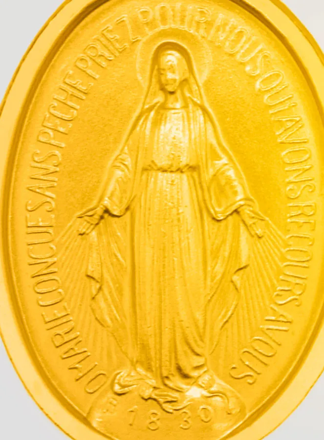 Wunderbare Medaille Vergoldet mit 24K Feingold - 19mm (pic 3)