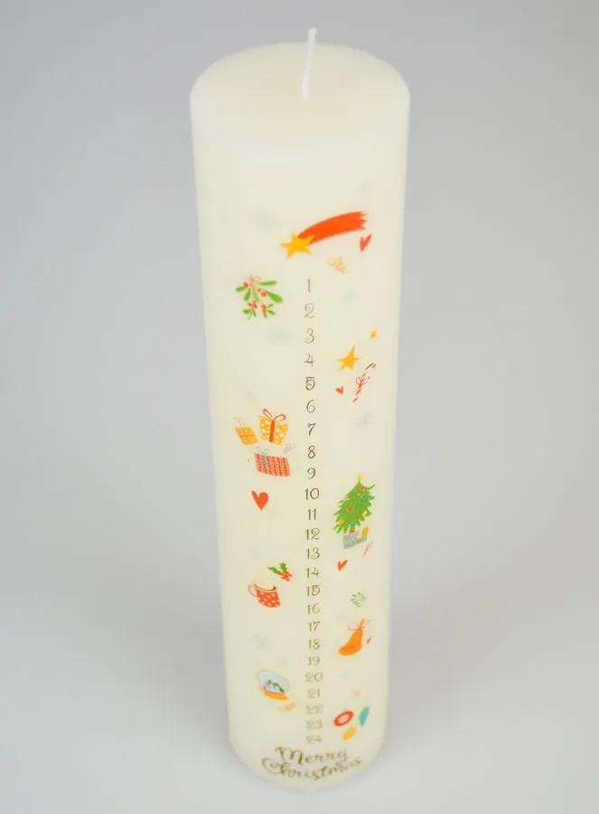 Adventskerze Traditionell – 25 cm (pic 2)