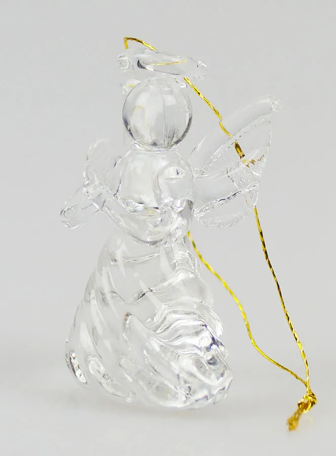 Weihnachtsengel aus Glas zum Aufhängen 4cm (pic 2)