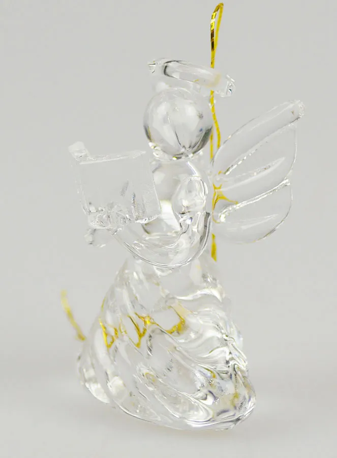 Weihnachtsengel aus Glas zum Aufhängen 4cm (pic 3)