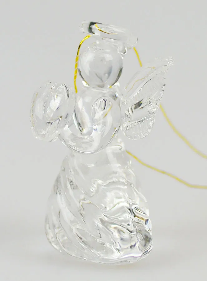 Weihnachtsengel aus Glas zum Aufhängen 4cm (pic 4)
