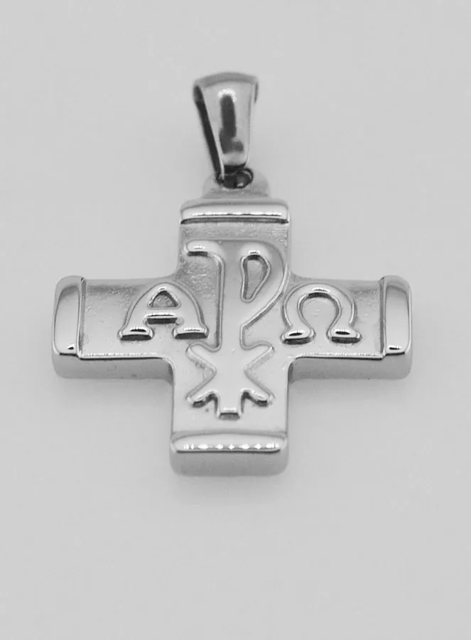 Anhänger Kreuz Monogramm – Pax, Alpha und Omega (pic 2)