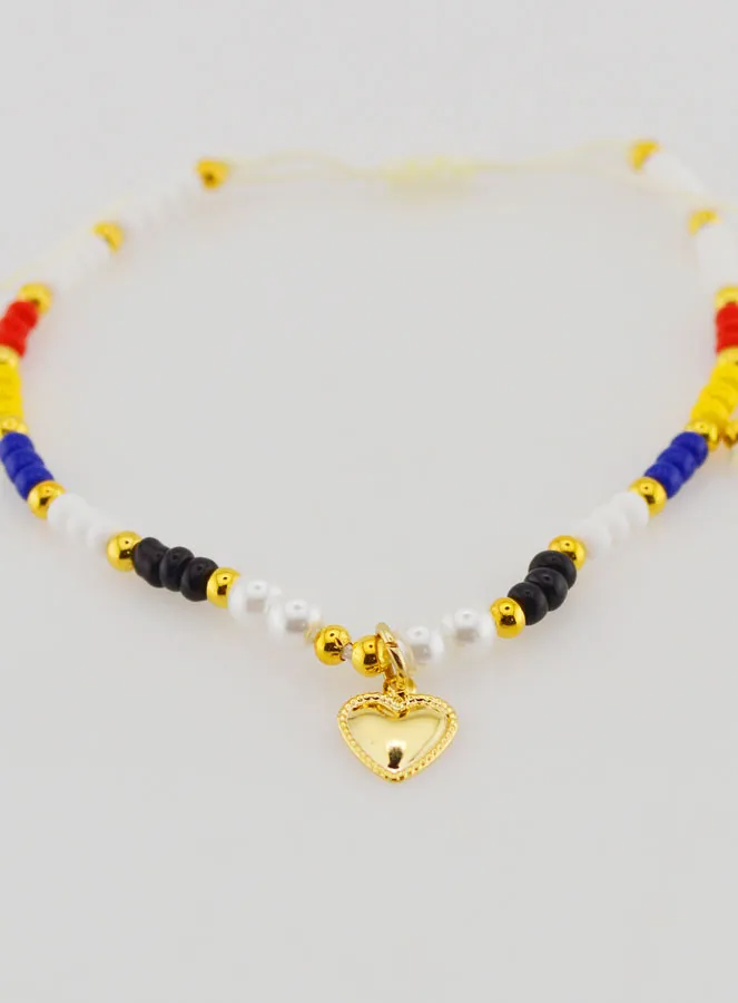 Mehrfarbig Geflochtenes Religiöses Armband – Ex Voto (pic 2)