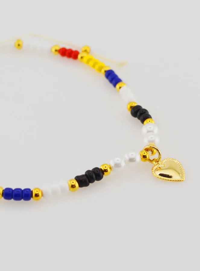 Mehrfarbig Geflochtenes Religiöses Armband – Ex Voto (pic 3)