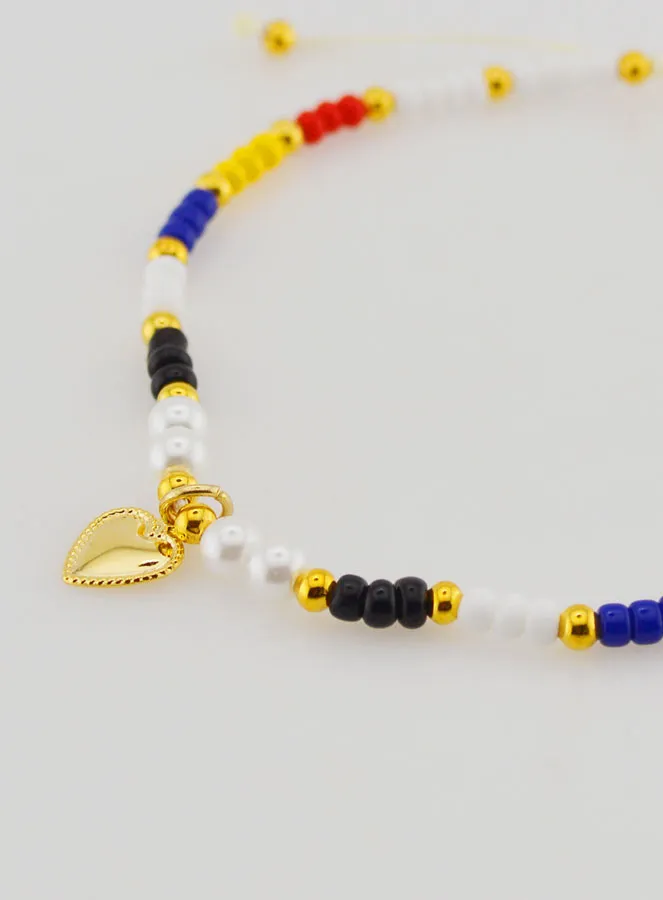 Mehrfarbig Geflochtenes Religiöses Armband – Ex Voto (pic 4)