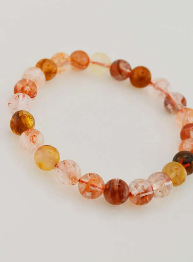 Armband aus Mehrfarbigem Hämatit Quarz Stein AA – 8 mm (pic 3)