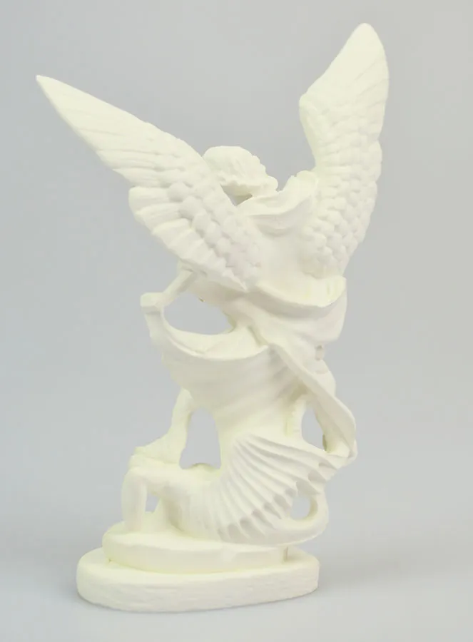 Statue des Heiligen Michael aus Phosphoreszierendem Harz – 15cm (pic 4)