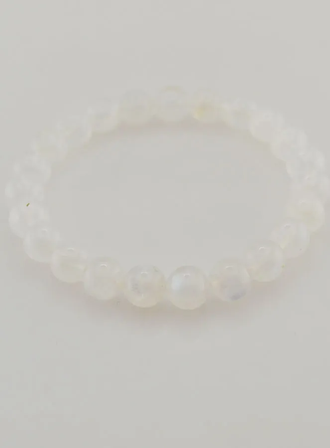 Armband aus Weißem Mondstein Peristerit AAA (pic 2)