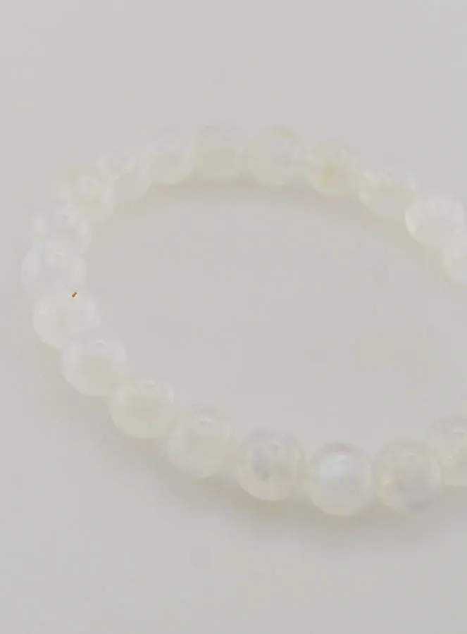 Armband aus Weißem Mondstein Peristerit AAA (pic 3)
