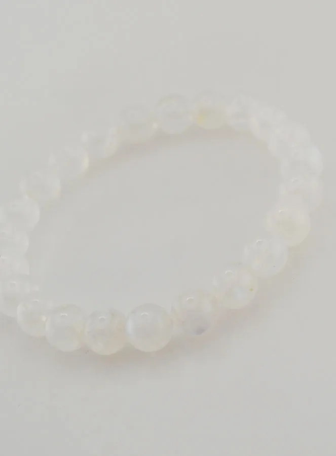 Armband aus Weißem Mondstein Peristerit AAA (pic 4)