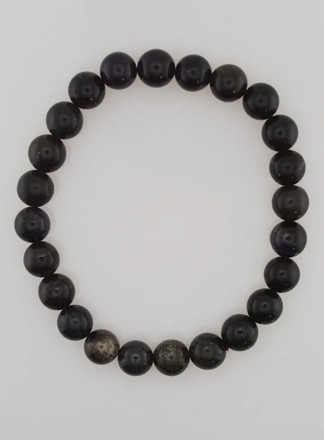 Edelstein Armband aus Schwarzem Opal 8 mm (pic 1)