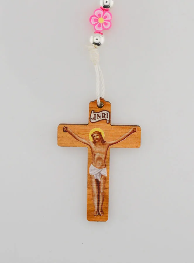 Mehrfarbiger Rosenkranz Wunderbare Gottesmutter für Kinder (pic 3)