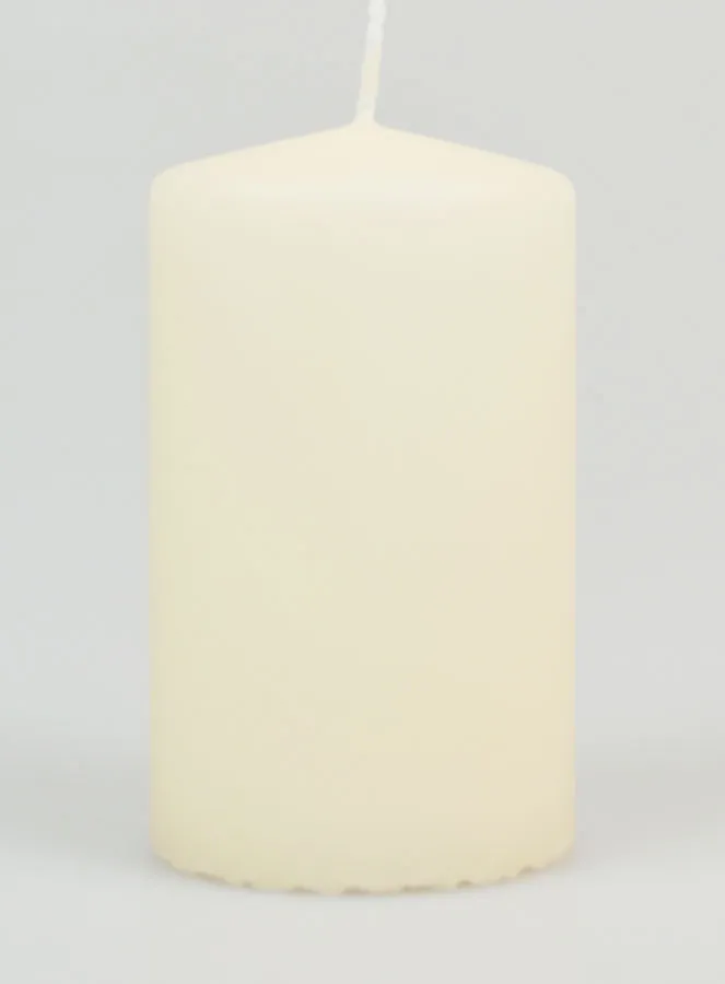Tisch Deko Kerze 10 x 6 cm – Elfenbein (pic 1)