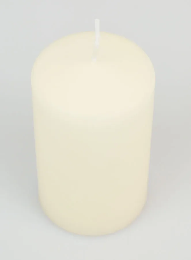 Tisch Deko Kerze 10 x 6 cm – Elfenbein (pic 2)