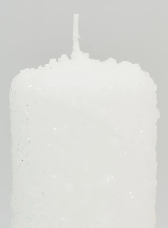 Deko Kerze Winter – Schnee Effekt (pic 3)
