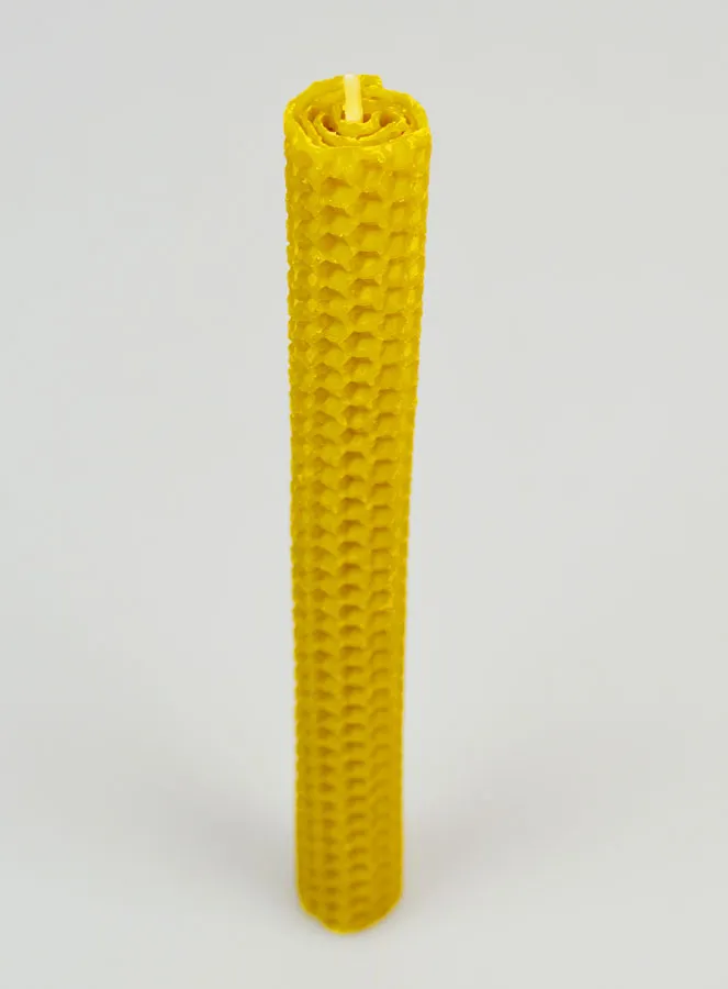 Kerze aus Bienenwachs 100 % Natürlich – 20cm (pic 2)