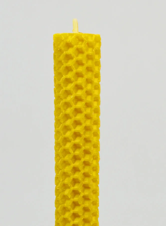 Kerze aus Bienenwachs 100 % Natürlich – 20cm (pic 3)