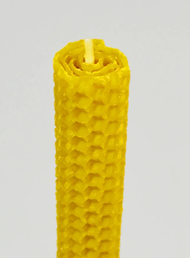 Kerze aus Bienenwachs 100 % Natürlich – 20cm (pic 4)