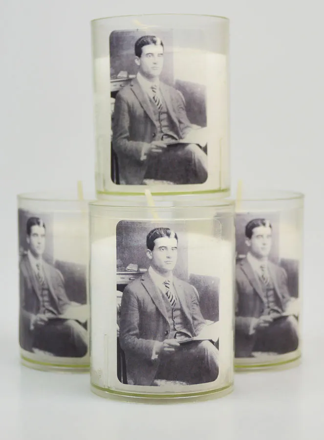 Set 4 Votivkerzen Heiliger Pier Giorgio Frassati (pic 1)
