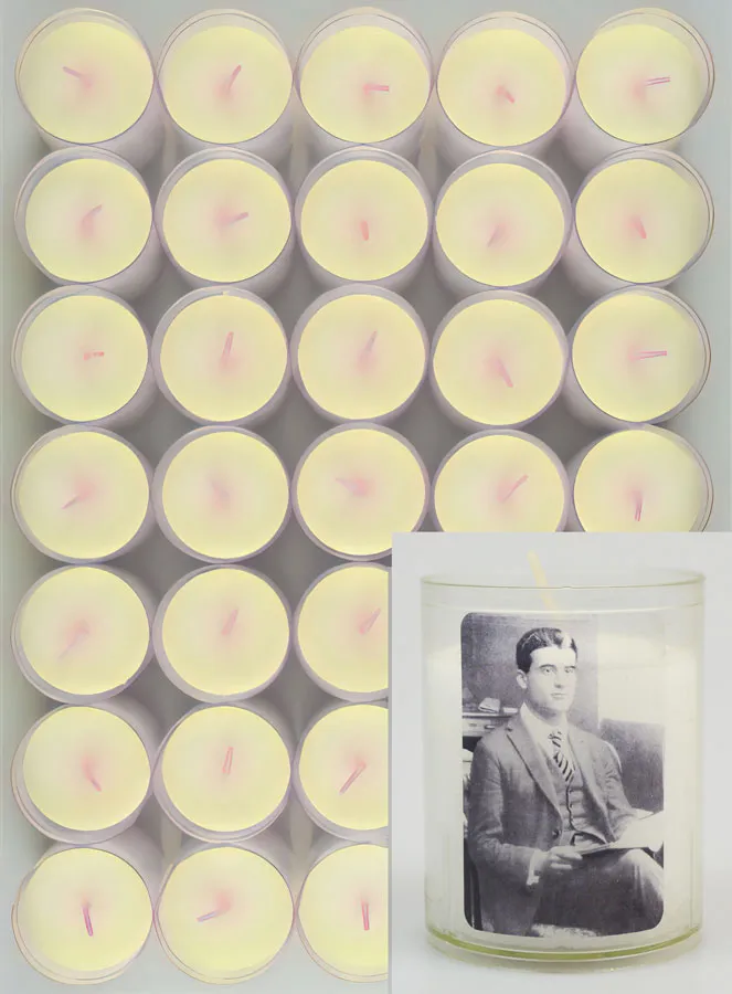 Set 48 Votivkerzen zum Heiligen Pier Giorgio Frassati (pic 1)