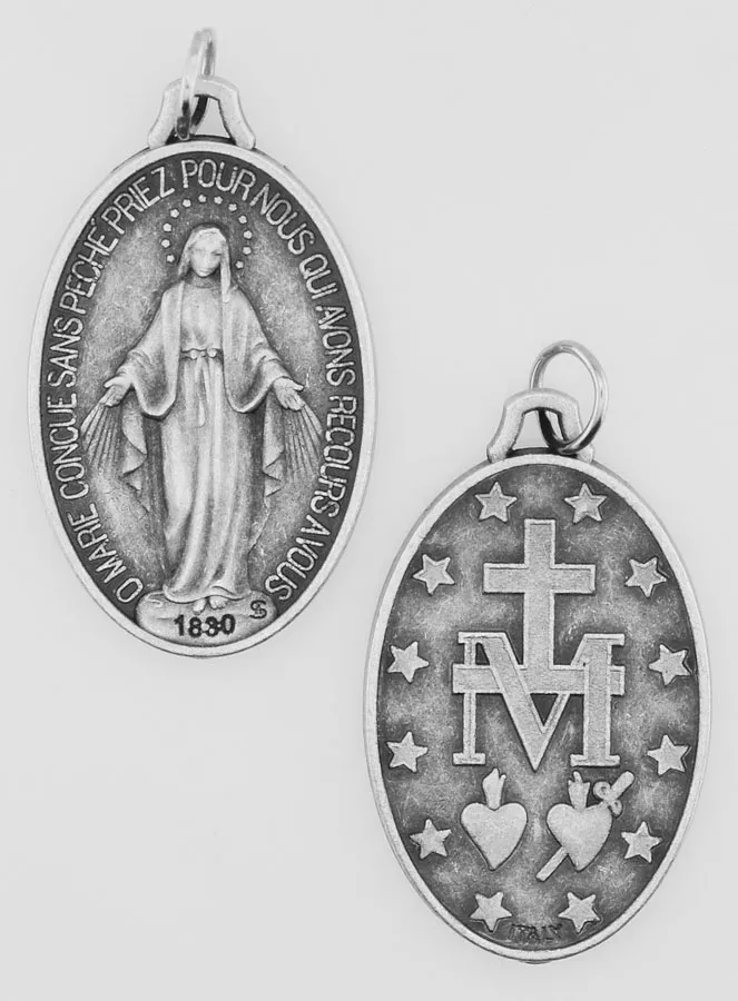 Wunderbare Medaille 30mm - Gebet auf Französisch (pic 1)