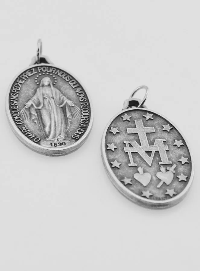 Wunderbare Medaille 30mm - Gebet auf Französisch (pic 2)