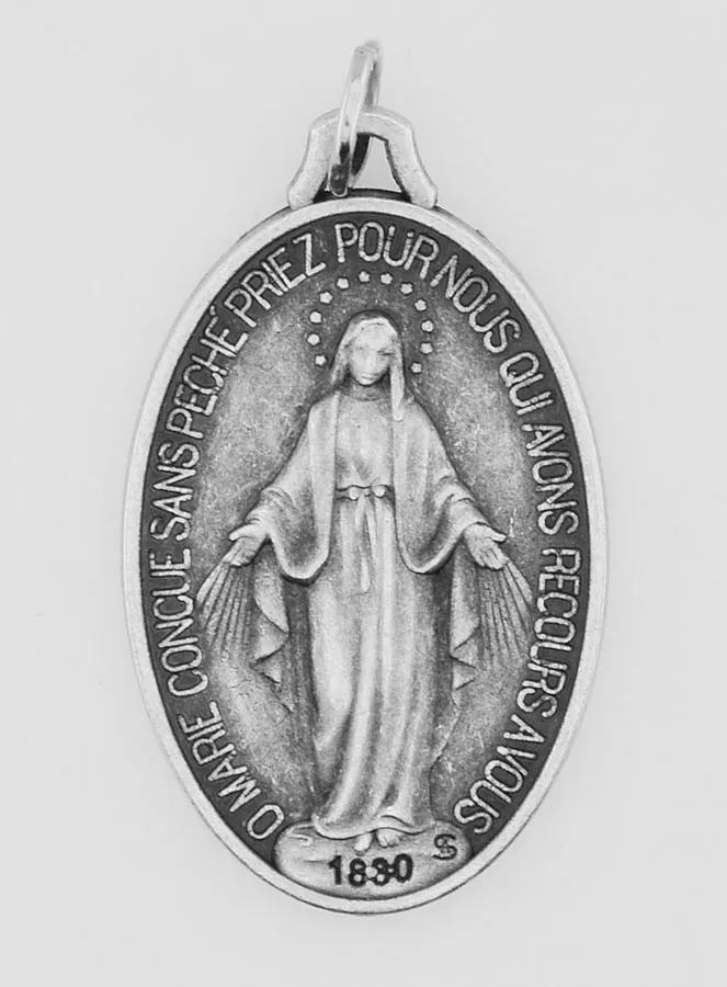 Wunderbare Medaille 30mm - Gebet auf Französisch (pic 3)