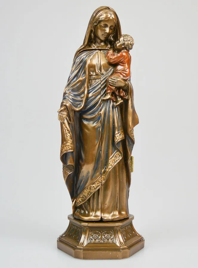 Weihnachtsgeschenk Triptychon Madonna und Geburt Christi – 20cm (pic 2)