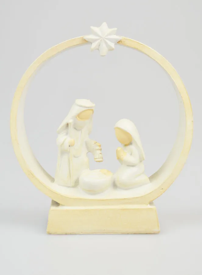 Krippe Geburt Christi und Stern – 11cm (pic 1)