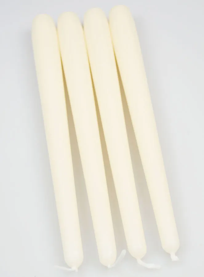 Set 4 Spitzkerzen Elfenbein - 25cm (pic 2)