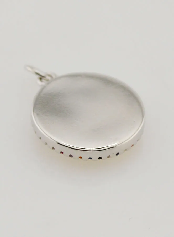 Medaille Wunderbare Madonna aus Perlmutt – 15mm (pic 4)