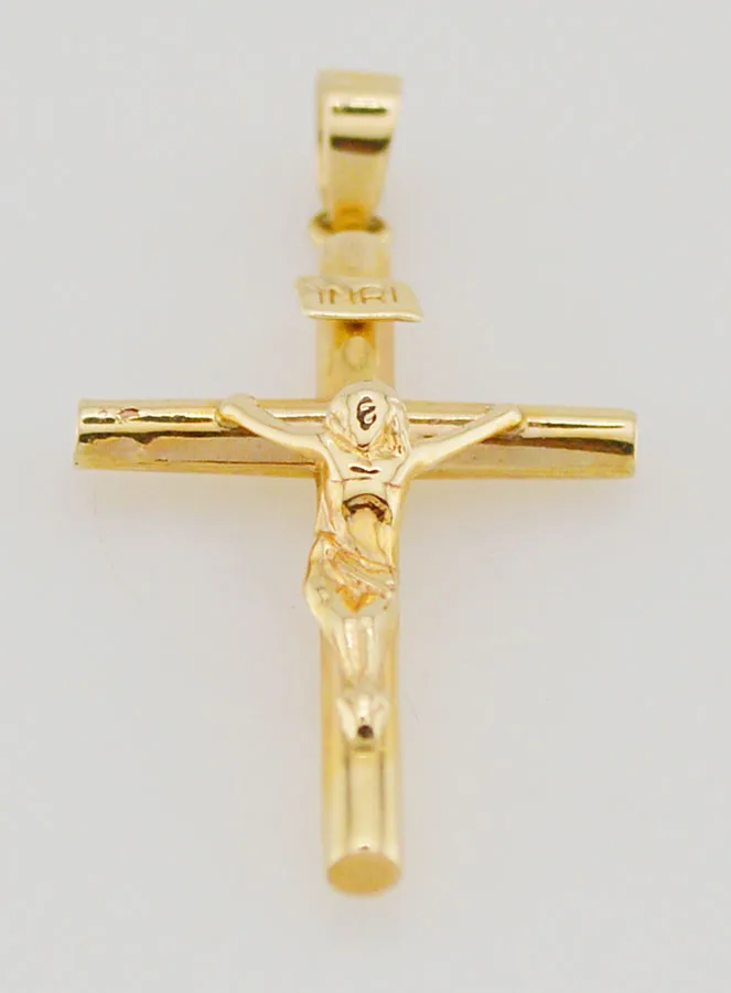 Anhänger Kreuz Jesu aus 9 Karat Gold – 25mm (pic 2)